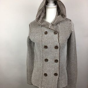 Effeci Petite Knobby Knit Cardigan Sweater Large